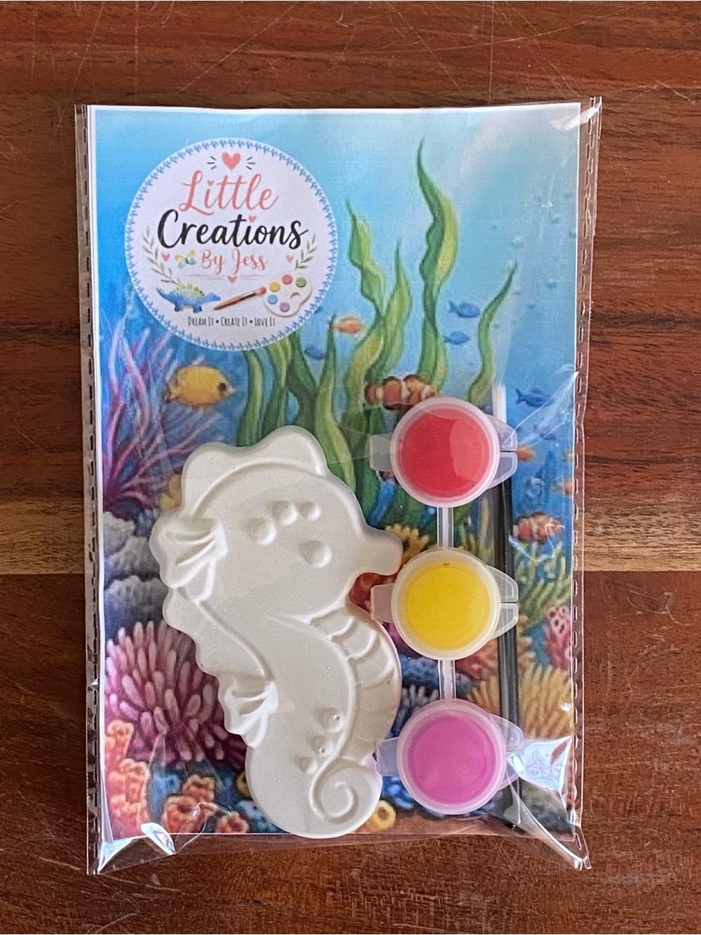Paint-Your-Own Seahorse